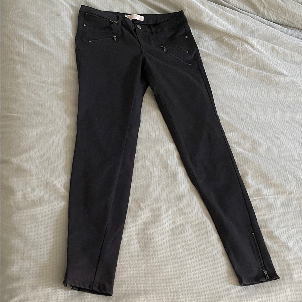 Zara Charcoal Denim Trousers